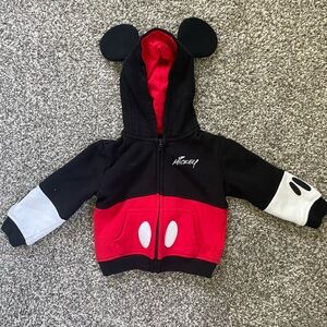 Mickey Mouse Walt Disney World zip up sweatshirt